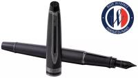 Waterman expert deluxe - metallic black rt, ручка-роллер, f