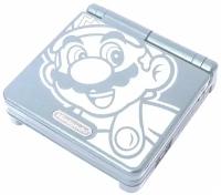 Портативная игровая приставка Nintendo Game Boy Advance SP Mario (Голубой металлик) Оригинал