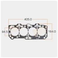 MASUMA Прокладка Головки блока, 4D68 (графит-эластомер) Толщина 1,60 мм 1шт