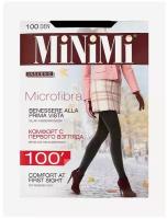 Плотные матовые колготки Minimi MICROFIBRA 100, размер 2, цвет Черный