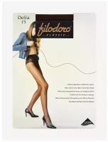 Колготки Filodoro Classic Delia, 15 den, размер 4, коричневый