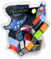 Игра-головоломка Smart Призмы, 24 сегмента, Bondibon, PVС 20х21х7,5 см, пёстрый скат, арт.EQY551