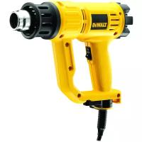 Фен технический DeWALT D26411-QS пистолет горячего воздуха 1800 Вт 2 скорости: температура 50-400/600 °C воздушный поток 250/450 л/мин 2 насадки 0.8 кг