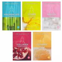 Holika Holika Набор корейских косметических тканевых масок для лица ассорти Ampoule Essence Mask 5 штук*18 мл