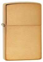 Оригинальная бензиновая зажигалка ZIPPO Classic 204B с покрытием Brushed Brass