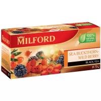 Чай черный Milford Sea Buckthorn-Wild Berry в пакетиках, 20 пак