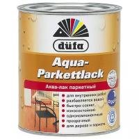 Лак Dufa Aqua-Parkettlack акрил-уретановый бесцветный, полуматовая, 0.75 л