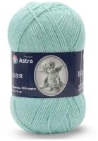 Пряжа для вязания Astra Premium 'Детская' 90гр. 270м (35% шерсть меринос, 65% акрил) (025 мята), 3 мотка