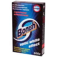 Отбеливатель-пятновыводитель Bonish Optic White Effect, 600 мл, 600 г, 20 шт