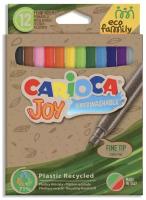 Carioca набор фломастеров Joy EcoFamily, 12 шт., 43100, белый