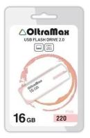 USB флешки OLTRAMAX OM-16GB-220-розовый