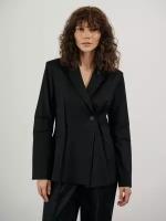Пиджак Модный Дом Виктории Тишиной, размер 52, черный
