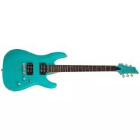 Электрогитара Schecter C-6 Deluxe Satin aqua