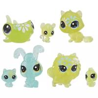 Игровой набор Littlest Pet Shop 7 Цветочных Петов, зеленый E5165 / E5149