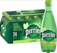 Вода Perrier / Перье 0.5 Лайм литра, газ, пэт, 24 шт