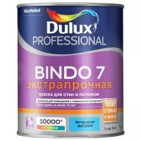 Краска водно-дисперсионная Dulux Professional Bindo 7 влагостойкая моющаяся матовая бесцветный 1 л