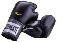 Перчатки тренировочные Everlast PU Pro Style Anti-MB 12oz черные