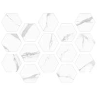 Плитка из керамогранита ITT Ceramic White Soul Hexa 26.7х23.2 см 0.99 м²