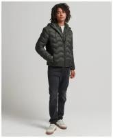 Куртка Superdry VINTAGE HOODED MID LAYER Пол Мужской, Цвет Зеленый, Размер M