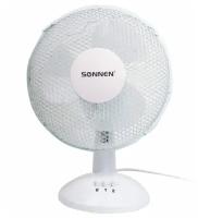 Настольный вентилятор Sweet home FT23-B6, белый, серый