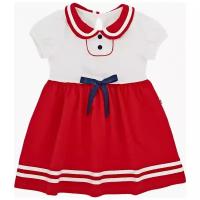 Платье Mini Maxi, размер 104, белый, красный