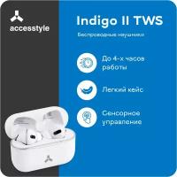 Беспроводные наушники Accesstyle Indigo II TWS Global, white