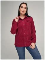 Рубашка DiSORELLE, размер 50, бордовый