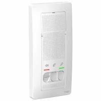 Домофон Schneider Electric Blanca, переговорное устройство, цвет белый. SE BLNDA000011 (батарейки в комплекте)