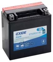 Аккумуляторная батарея EXIDE AGM [12V 18Ah 230A B0] EXIDE ETX20CH-BS | цена за 1 шт