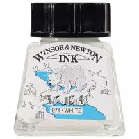 Winsor & Newton Тушь художественная, 14 мл белый