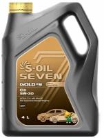 Корейское моторное масло S-OIL 7 GOLD9 C3/API SN 5W-30 4 литра