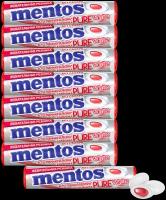 Жевательная резинка MENTOS Pure White Клубника, 15.5 г