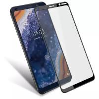 Защитное стекло 5D Glass Pro для Nokia 9 черное