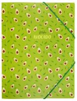 MESHU Папка Avocado А4, пластик, на резинке