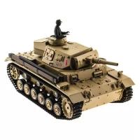 Танк Heng Long Tauch Panzer III (3849-1), 1:16, 54.5 см