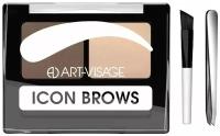 ART-VISAGE тени для бровей Icon Brows