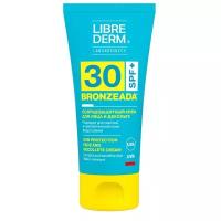 LIBREDERM Солнцезащитный крем для лица и зоны декольте SPF30 «Бронзиада», 50 мл, LIBREDERM