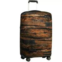 Чехол для чемодана, Размер L 75*85 см. серия Art moments, дизайн Dark Wood