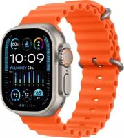 Умные часы Apple Watch Ultra 2 49 мм Titanium Case GPS + Cellular, Orange Ocean Band