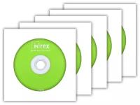 Перезаписываемый диск DVD-RW 4,7Gb 4x Mirex в бумажном конверте с окном, 5 шт