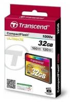 Карта памяти 32Gb - Transcend 1000x - Compact Flash TS32GCF1000 (Оригинальная!)