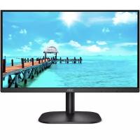 Монитор жидкокристаллический AOC Монитор LCD 23.8'' 16:9 1920х1080(FHD) IPS, nonGLARE, 250cd/m2, H178°/V178°, 1000:1, 20M:1, 16.7M, 4ms, VGA, DVI, Tilt, 3Y, Black