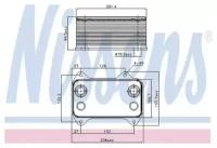 Радиатор масляный DAF теплообменник NISSENS 90690