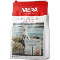 Корм для собак Mera (4 кг) Pure Sensitive Fresh Meat Mini с индейкой и картофелем для взрослых собак
