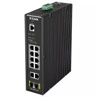 Коммутатор D-Link Industrial Switch DIS-200G-12PS DIS-200G-12PS/A1A/PoE 240Вт./Управляемый Layer 2