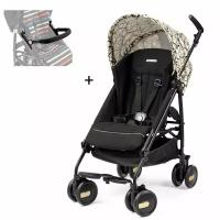 Прогулочная коляска Peg-Perego Pliko Mini + бампер, Graphic Gold