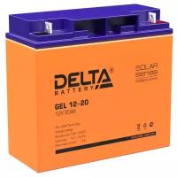 Гелевый аккумулятор для ИБП Delta GEL 12-20 Ач 12V (AGM + GEL) для источника бесперебойного питания