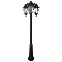 Fumagalli Уличный светильник Rut E26.157.S30.AXF1RDN, E27, 18 Вт, цвет арматуры: черный, цвет плафона бесцветный