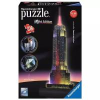 3D-пазл Ravensburger Ночной Эмпайр Стейт Билдинг (12566), 216 дет., 48.5 см, черный