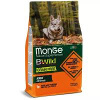 Сухой корм для собак Monge BWILD Feed the Instinct, утка, с картофелем 1 уп. х 1 шт. х 2.5 кг